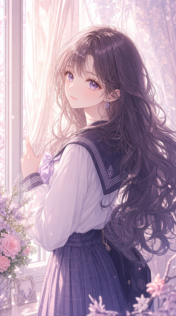 Shojo Window Light Schoolgirl