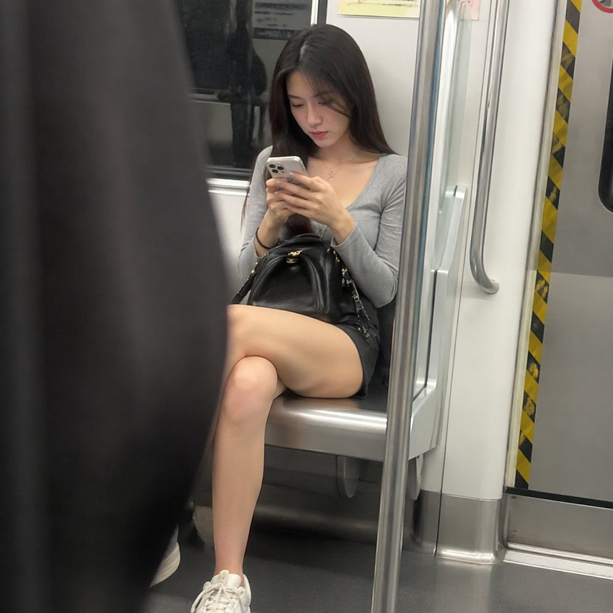 Candid Subway Portrait