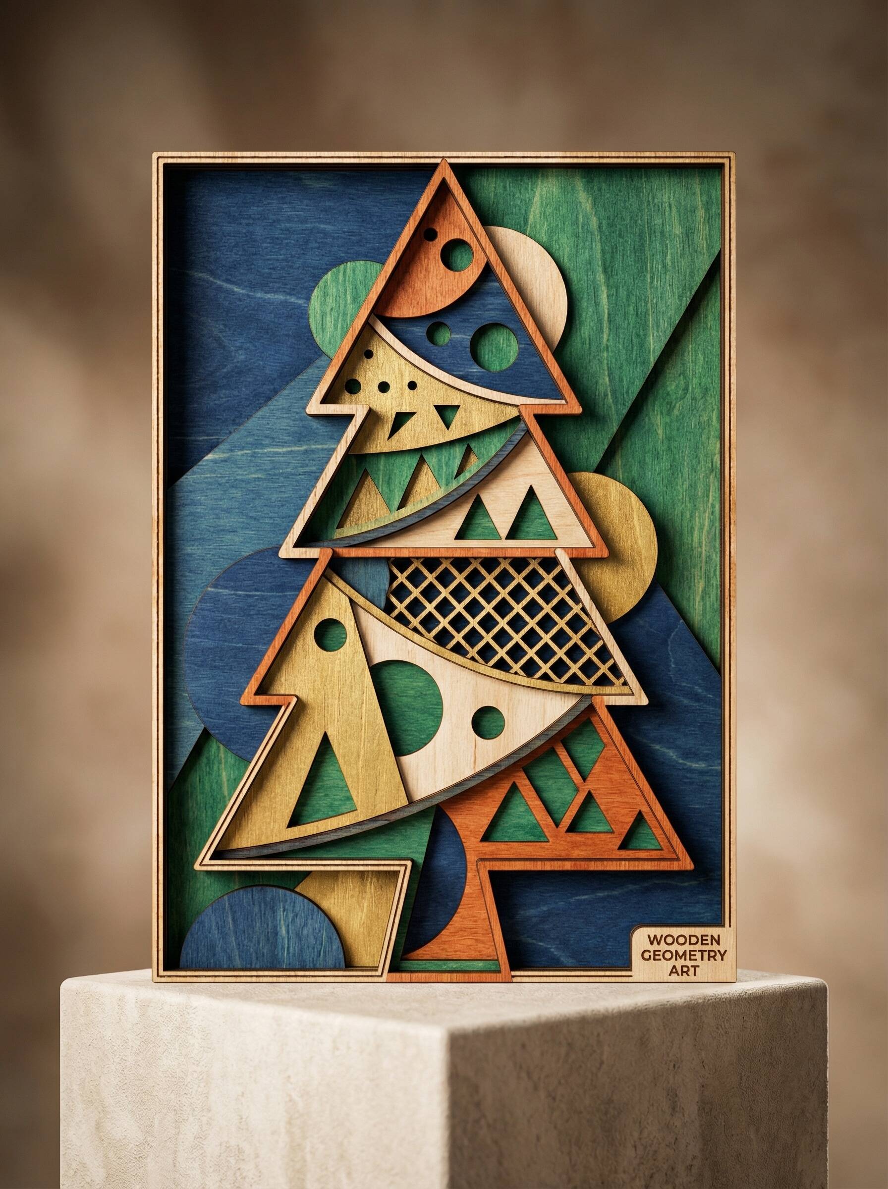 Layered Wood Art